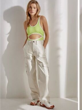 UO Out From Under Jax Sporty Cutout Bodysuit XS